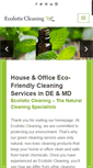 Mobile Screenshot of ecolisticcleaning.com